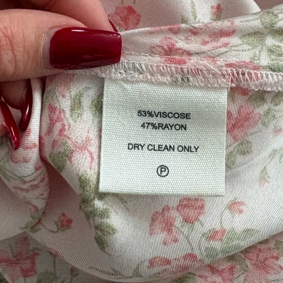 BNWT RUMORED Floral Square Neck Puff Sleeves Maxi Dress Cottagecore, Romantic - Picture 10 of 14